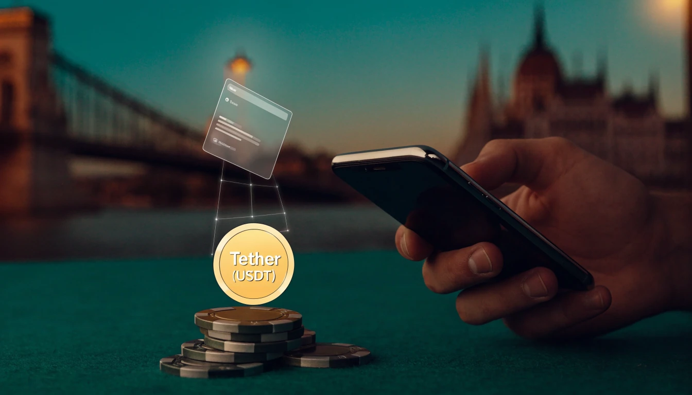 Tether kaszinók Magyarországon: fizetés és kifizetés
